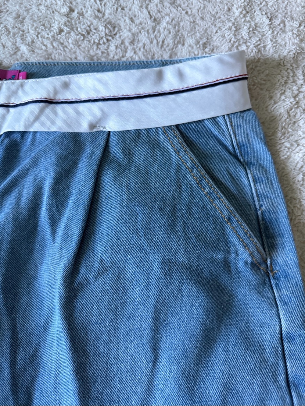 Edikted Y2K Low Waist Wide Leg Jeans sz XL - Picture 4 of 8